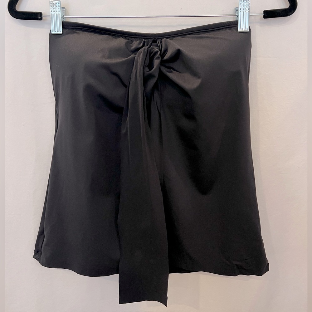 Tommy Bahama Black Bandini Swim Top Size M NWT!
